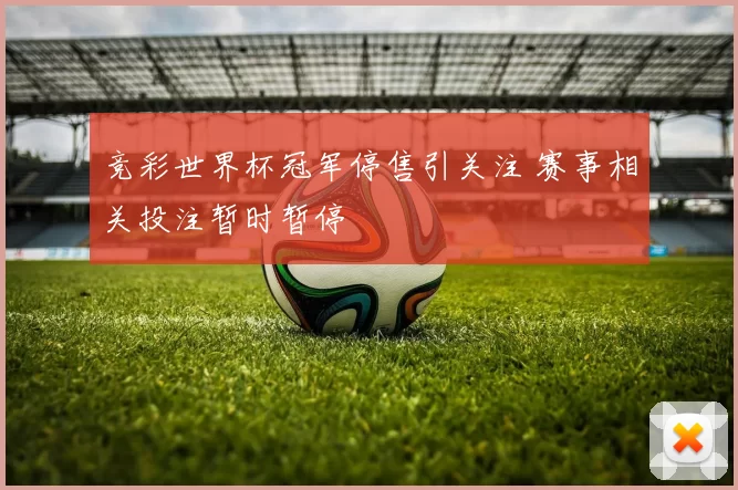 竞彩世界杯冠军停售引关注 赛事相关投注暂时暂停