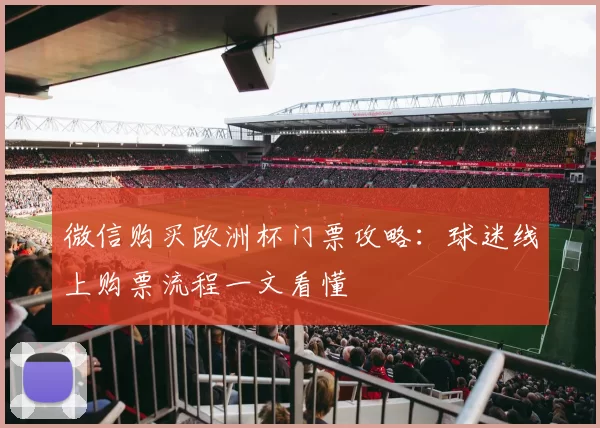 微信购买欧洲杯门票攻略:球迷线上购票流程一文看懂